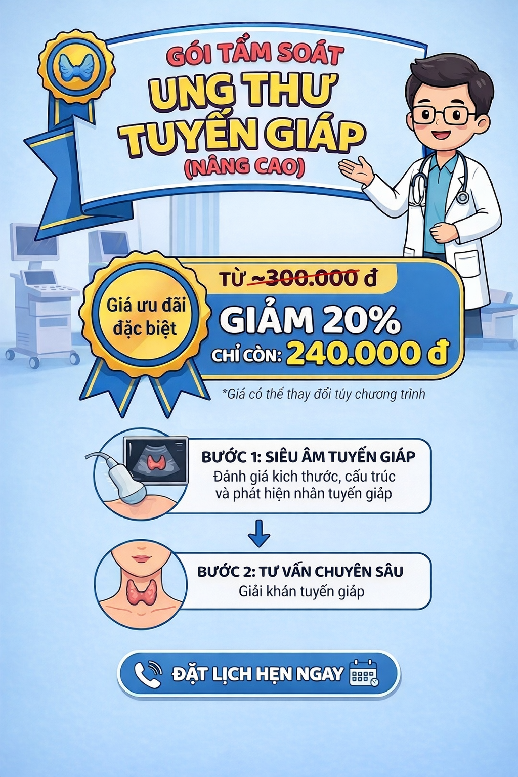 Gói tầm soát ung thư tuyến giáp